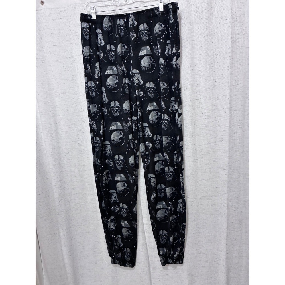 Star Wars Mens Pajama Pants Darth Vader Stormtrooper Death Star Joggers XL Black
